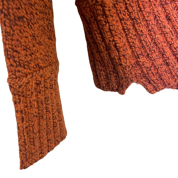 Smartwool Bell Meadow Sweater Woodsmoke-ginger Heather Marl Size Medium Orange - Picture 10 of 13
